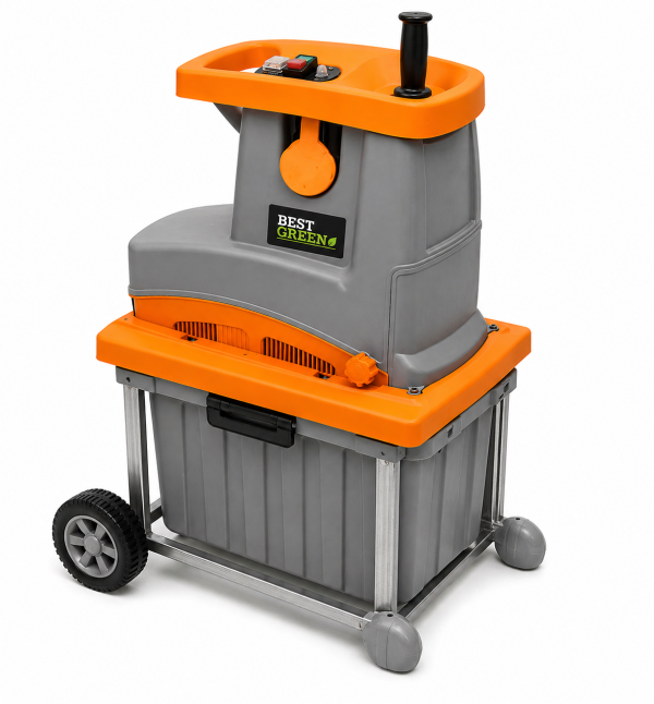 Broyeur de végétaux électrique 2800W sur roues – BEST GREEN